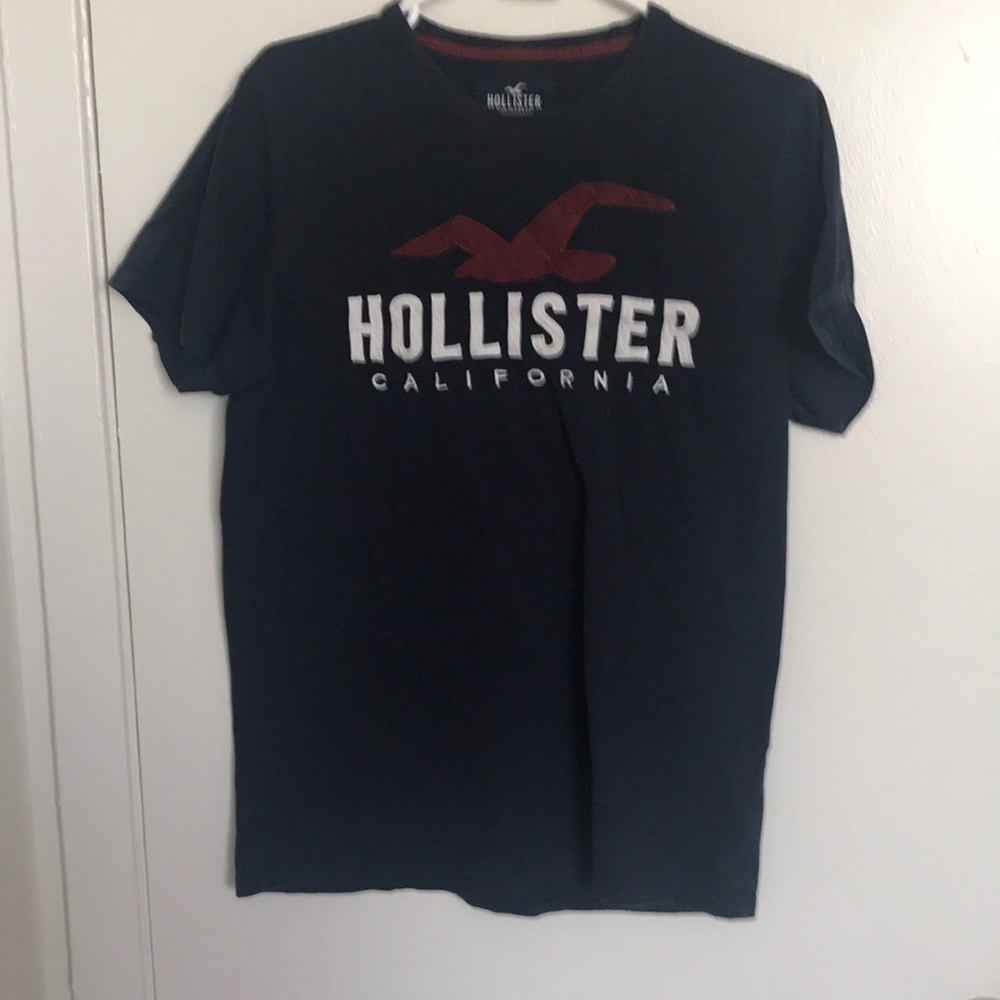 Navy blue Hollister shirt
